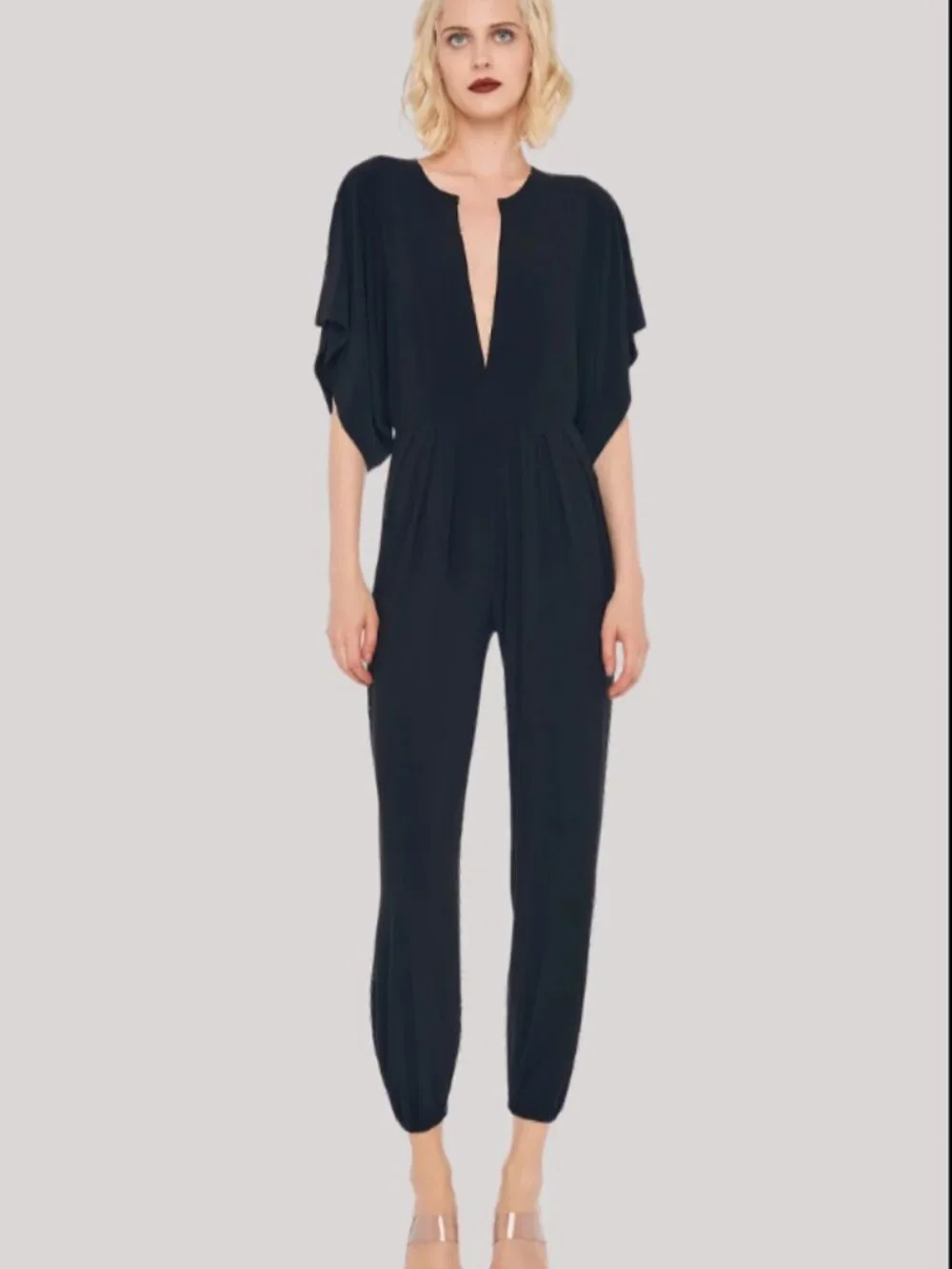 Norma Kamali - Navy Jog Jumpsuit - XS